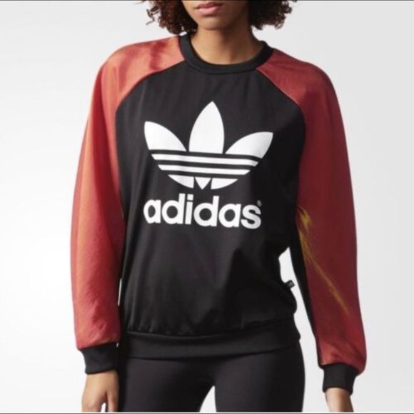 Adidas Originals Rita Ora Space Shifter Iridescent Holographic Crew Neck Top S - Picture 1 of 5